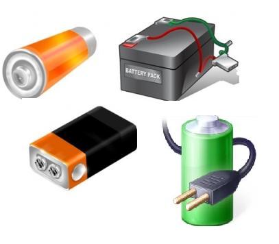 Variety of batteries