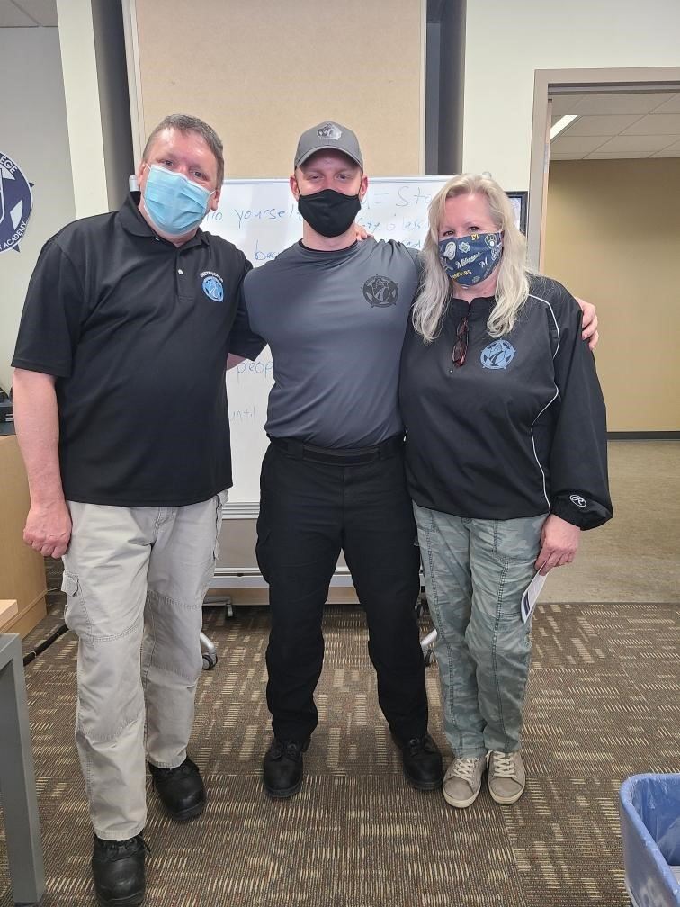 Officer Wagner with retired OD officer and Jefferson County