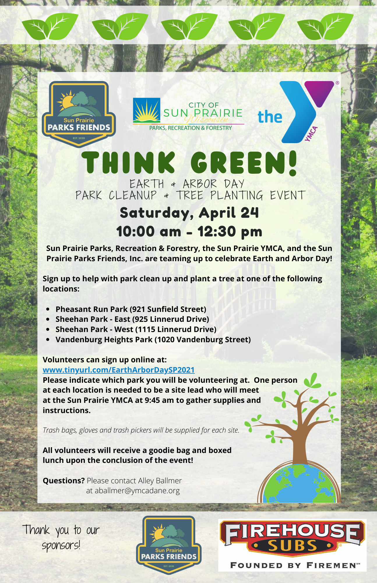 Think Green Earth  Arbor Day