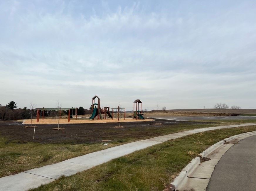 photo of Sunset Park playground & parking lot