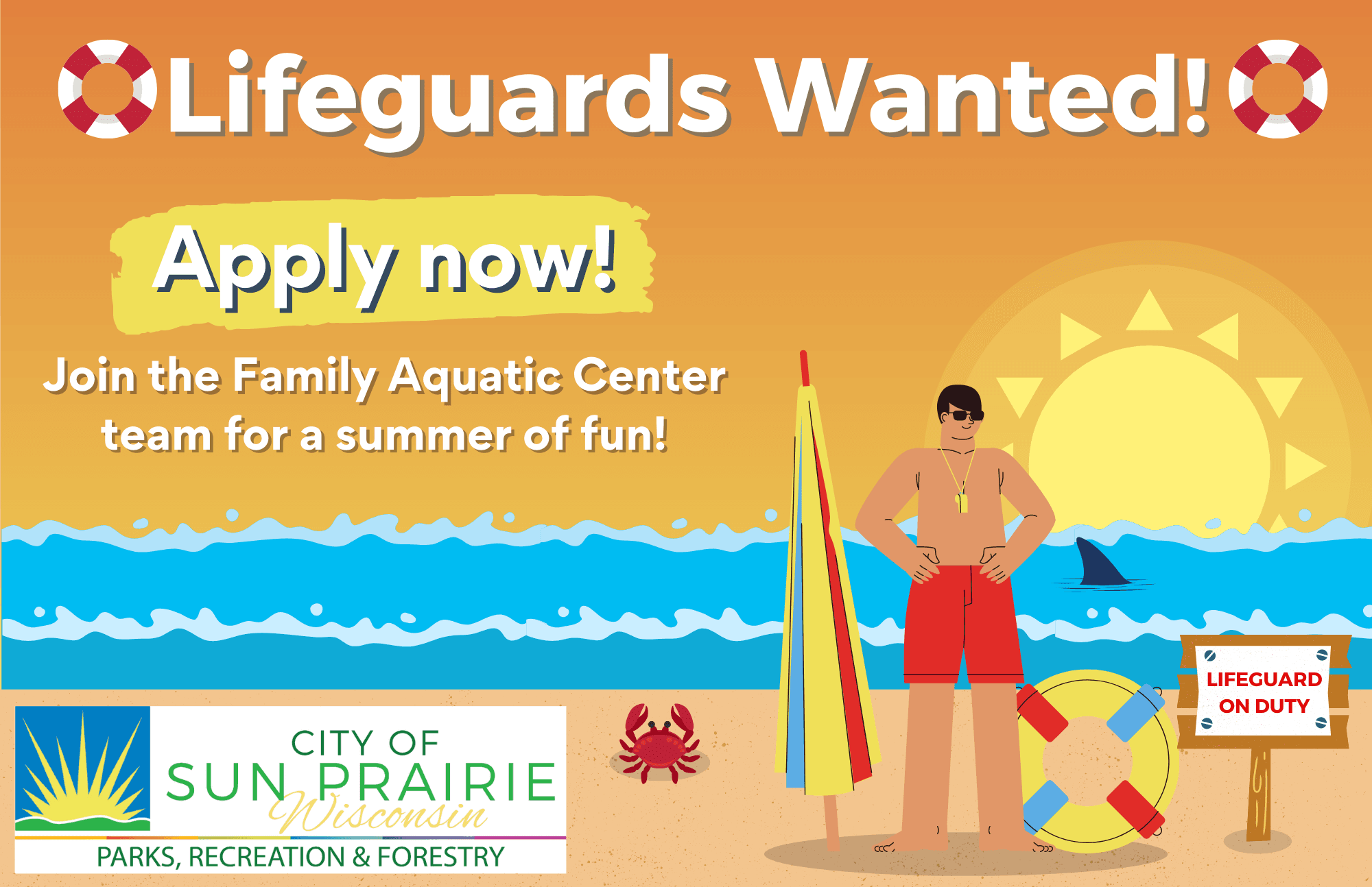 Lifeguards Wanted Opens in new window