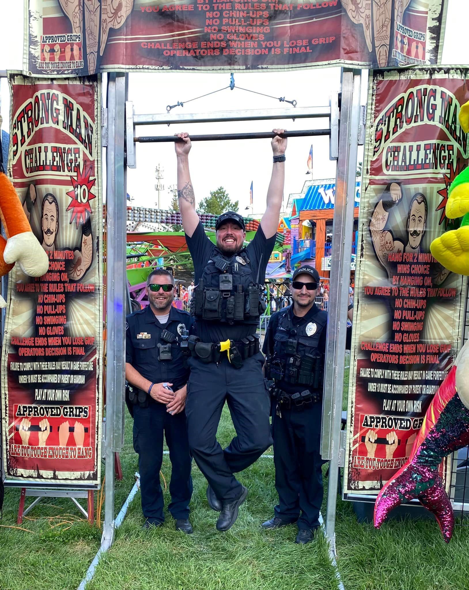 police and corn fest