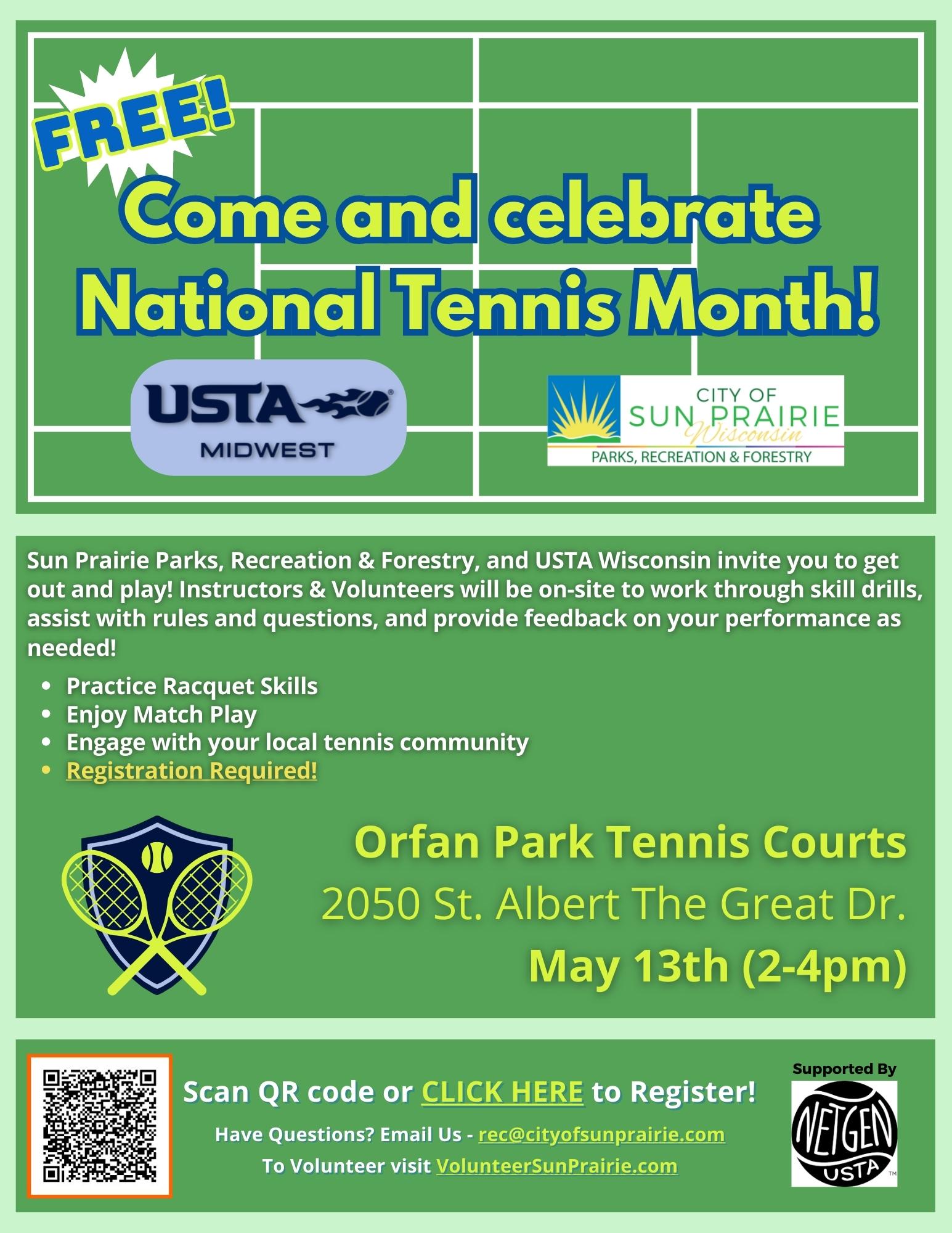 USTA Event Flyer